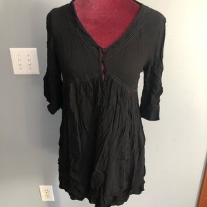 Little black dress, cold shoulder, boho